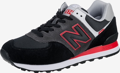 new balance Nízke tenisky - striebornosivá / svetlosivá / ohnivo červená / čierna, Produkt