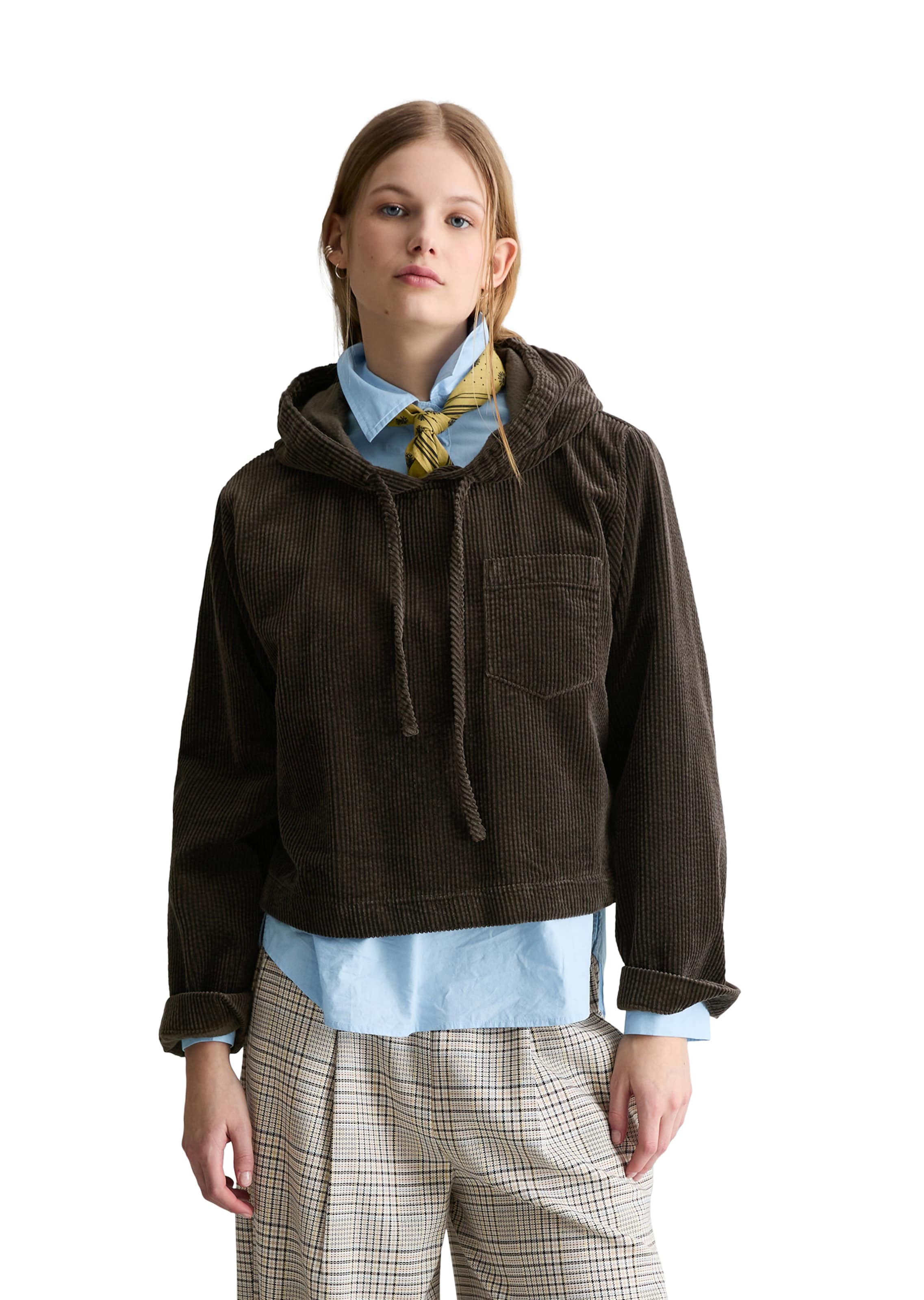 Marc O'Polo DENIM Blouse in Brown: front