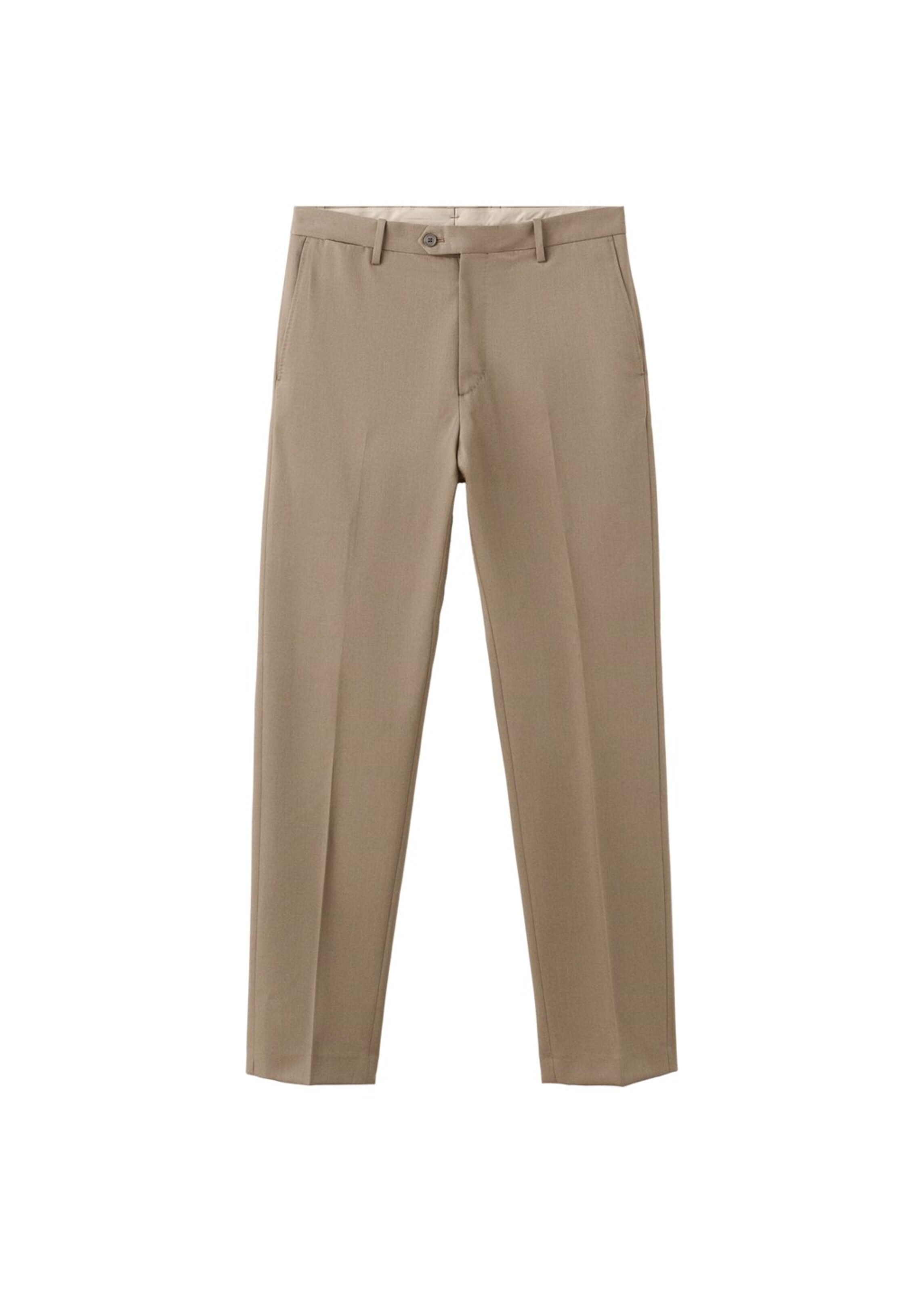 MANGO MAN Regular Hose 'Ferrara' in Braun: Vorderseite