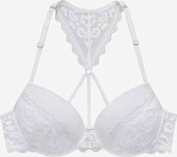 VIVANCE Push-up Bra in White: front