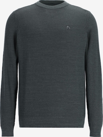 CHASIN' Sweater 'Basal Mixed' in Green: front