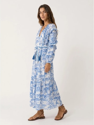 Miss June Šaty 'Robe Longue Francesca' – modrá