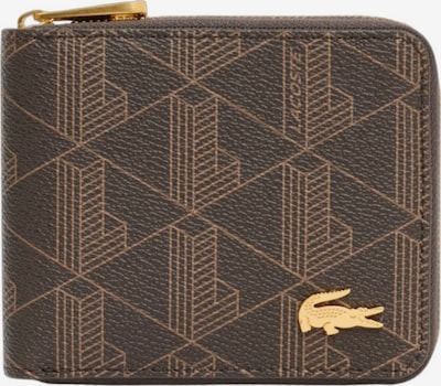 LACOSTE Naudas maks 'The Blend' pieejams One Size, krāsa - brūns, Preces skats