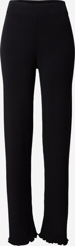 Monki Regular Pants in Black: front