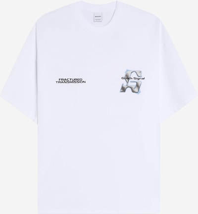 Bershka Majica u crna / prljavo bijela, Pregled proizvoda