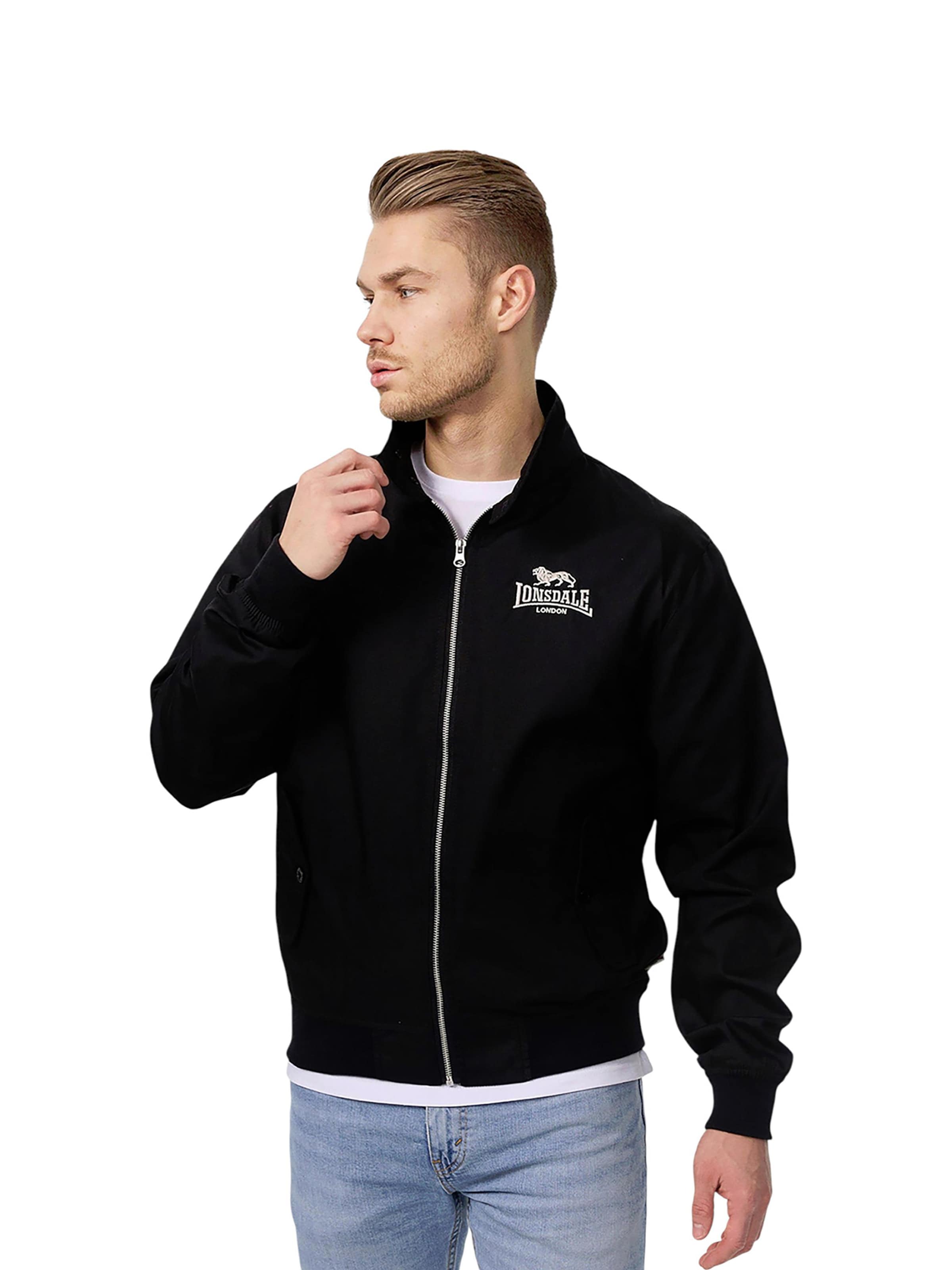 Veste mi-saison 'Classic' LONSDALE en noir