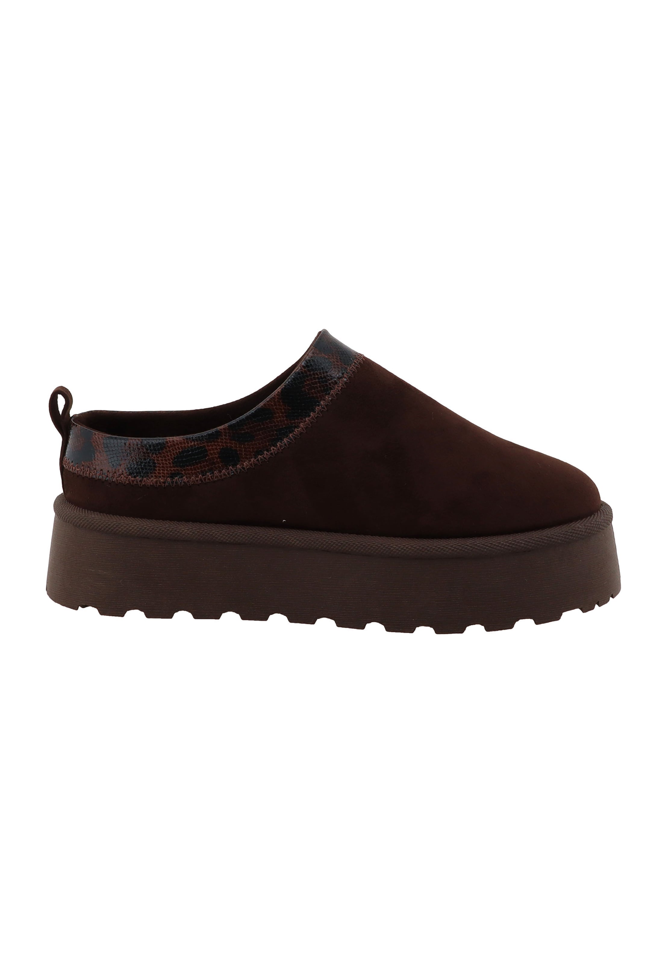 Chaussure basse TOM TAILOR en marron : devant