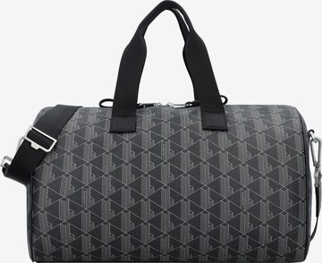 LACOSTE Travel Bag in Black: front