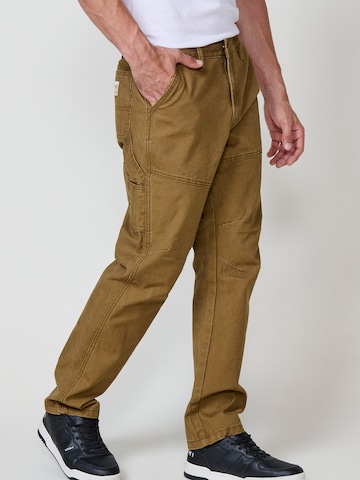 Regular Pantalon cargo KOROSHI en marron