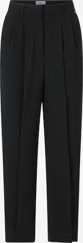Rich & Royal Wide Leg Suorat housut värissä musta: etupuoli