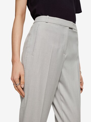 ESPRIT Regular Trousers with creases in Grey