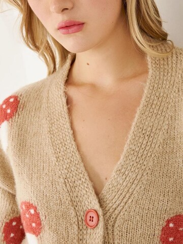 Hiccup Gebreid vest in Beige