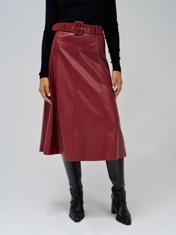 Salsa Jeans Rock in Rot: Vorderseite