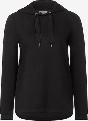 STREET ONE Sweatshirt in Black: front