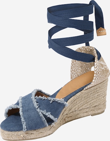 Castañer Sandals 'BLUMA 6' in Blue: front
