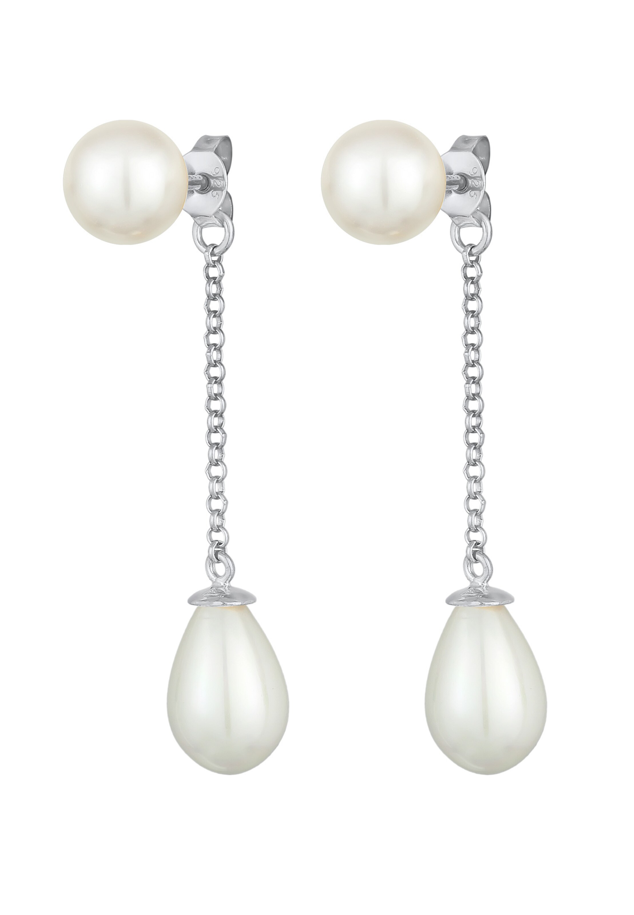 Boucles d'oreilles Nenalina en argent : devant