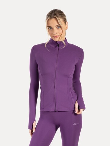 Smilodox Training Jacket in Purple: front