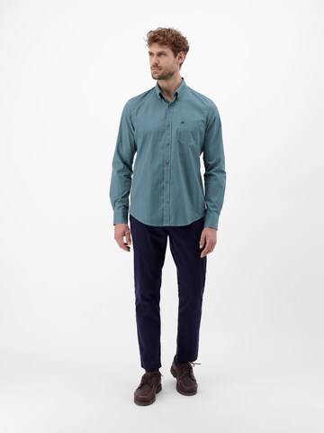 LERROS Regular fit Button Up Shirt in Blue
