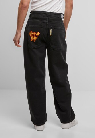 HOMEBOY Baggy Jeans 'X-tra Monster Pencil' in Black