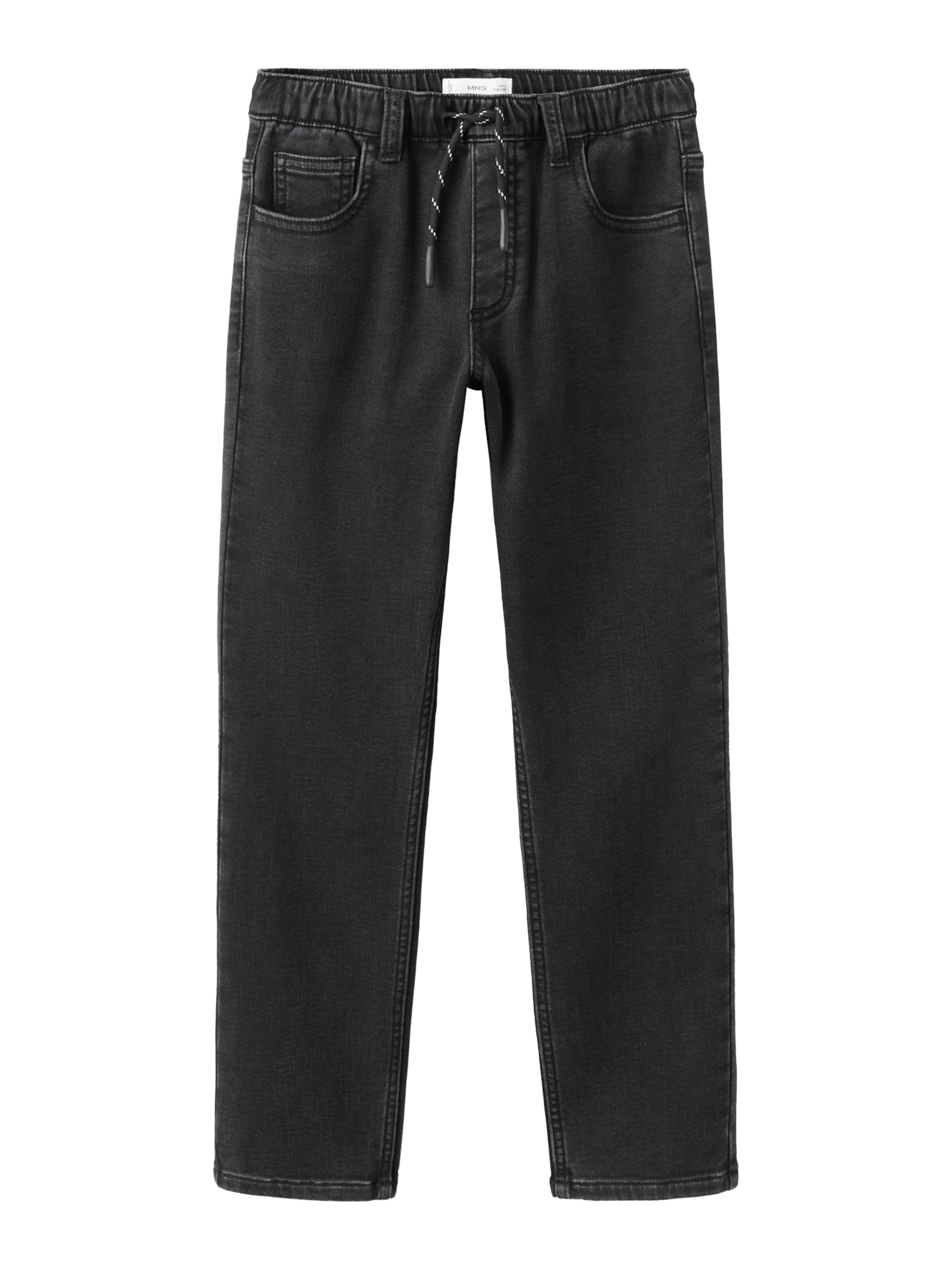 MANGO KIDS Jeans 'COMFY' in Black: front