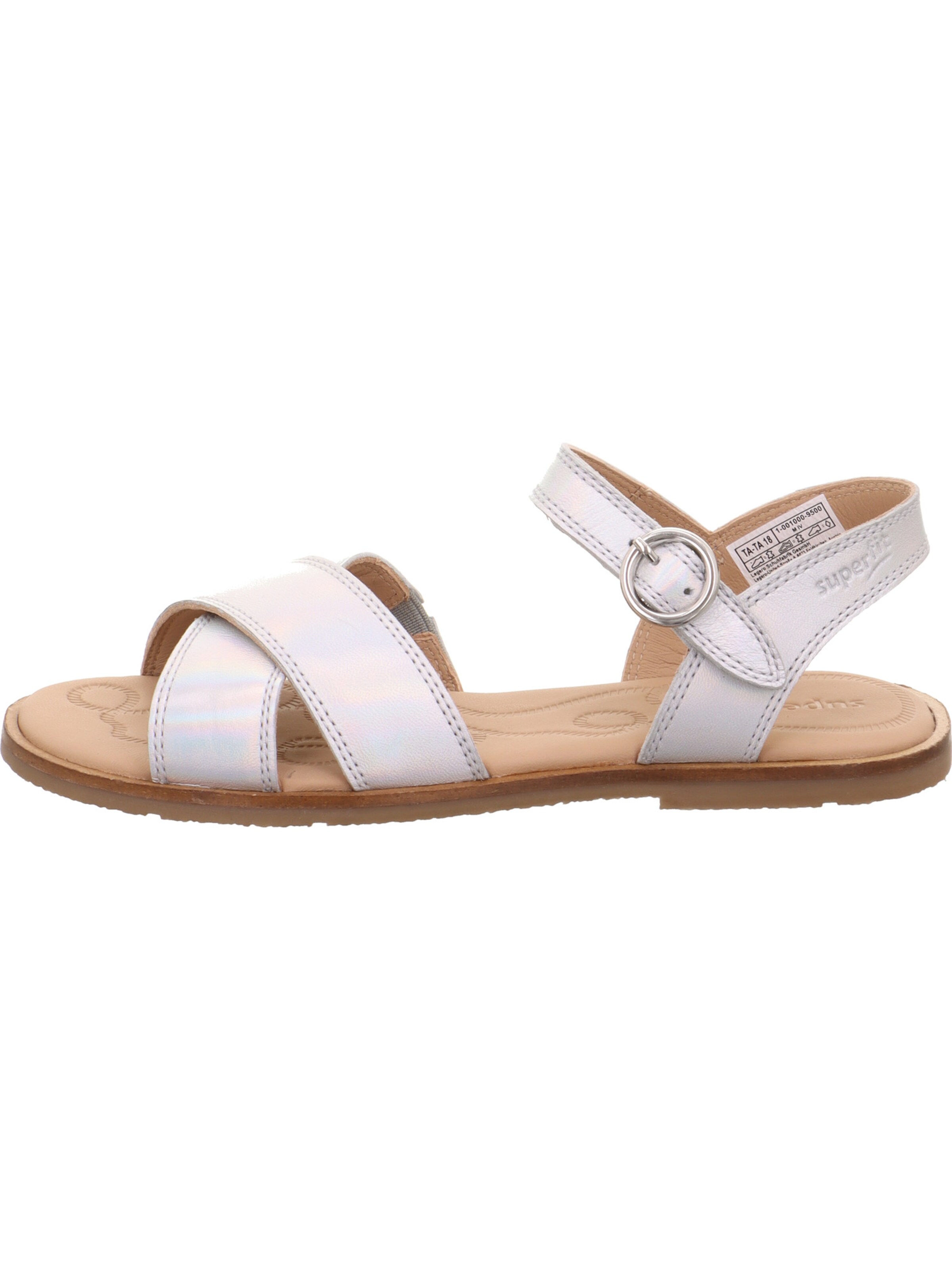 SUPERFIT Sandals 'Flair' in Silver
