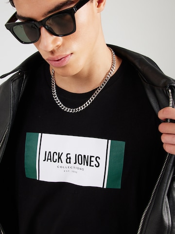 juoda JACK & JONES Marškinėliai 'JJHAYATO'