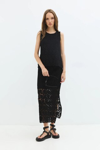 No Matter What Top in Schwarz