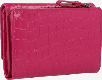 Braun Büffel Wallet 'Verona' in Pink