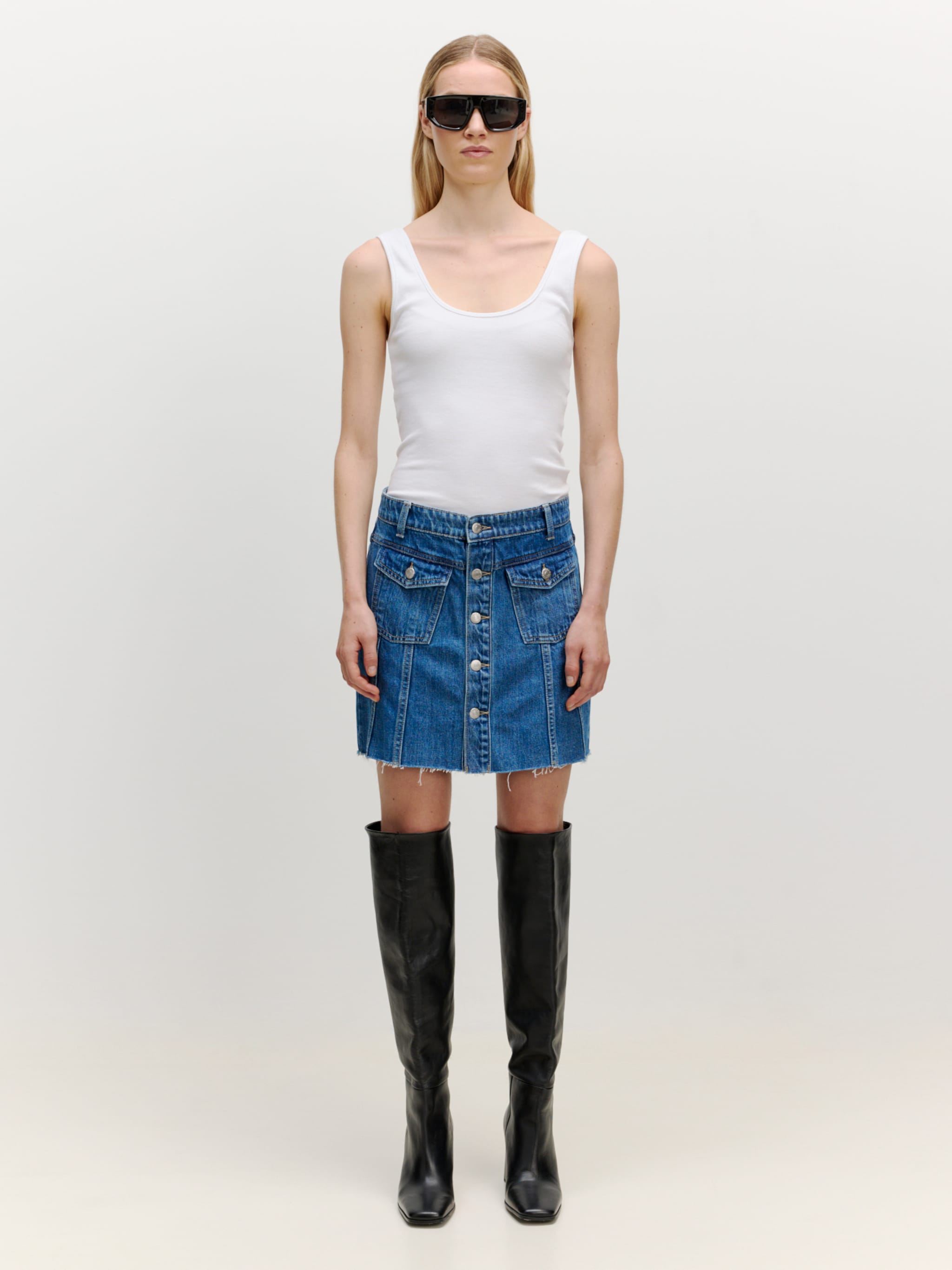 EDITED Falda 'Silja' azul