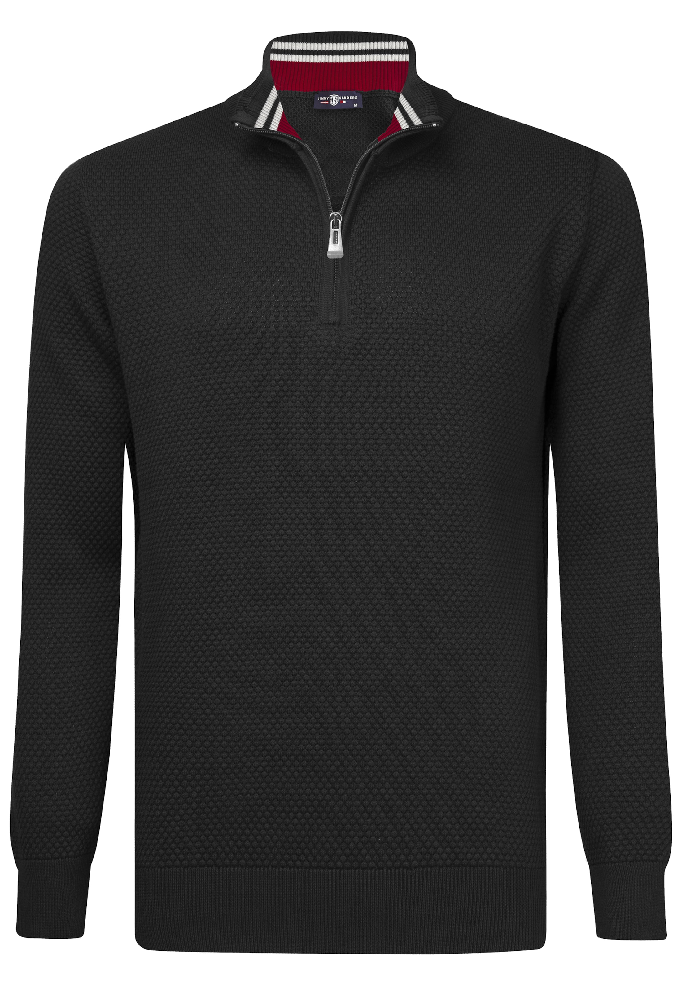 Pull-over Jimmy Sanders en noir : devant
