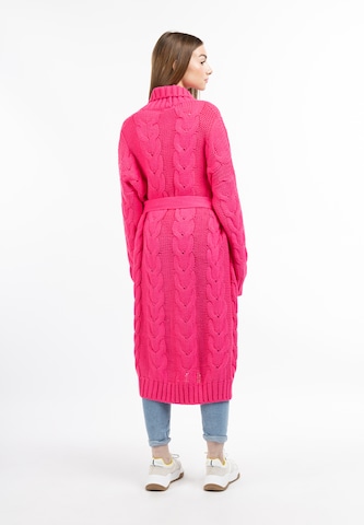 MYMO Gebreid vest 'Blonda' in Roze
