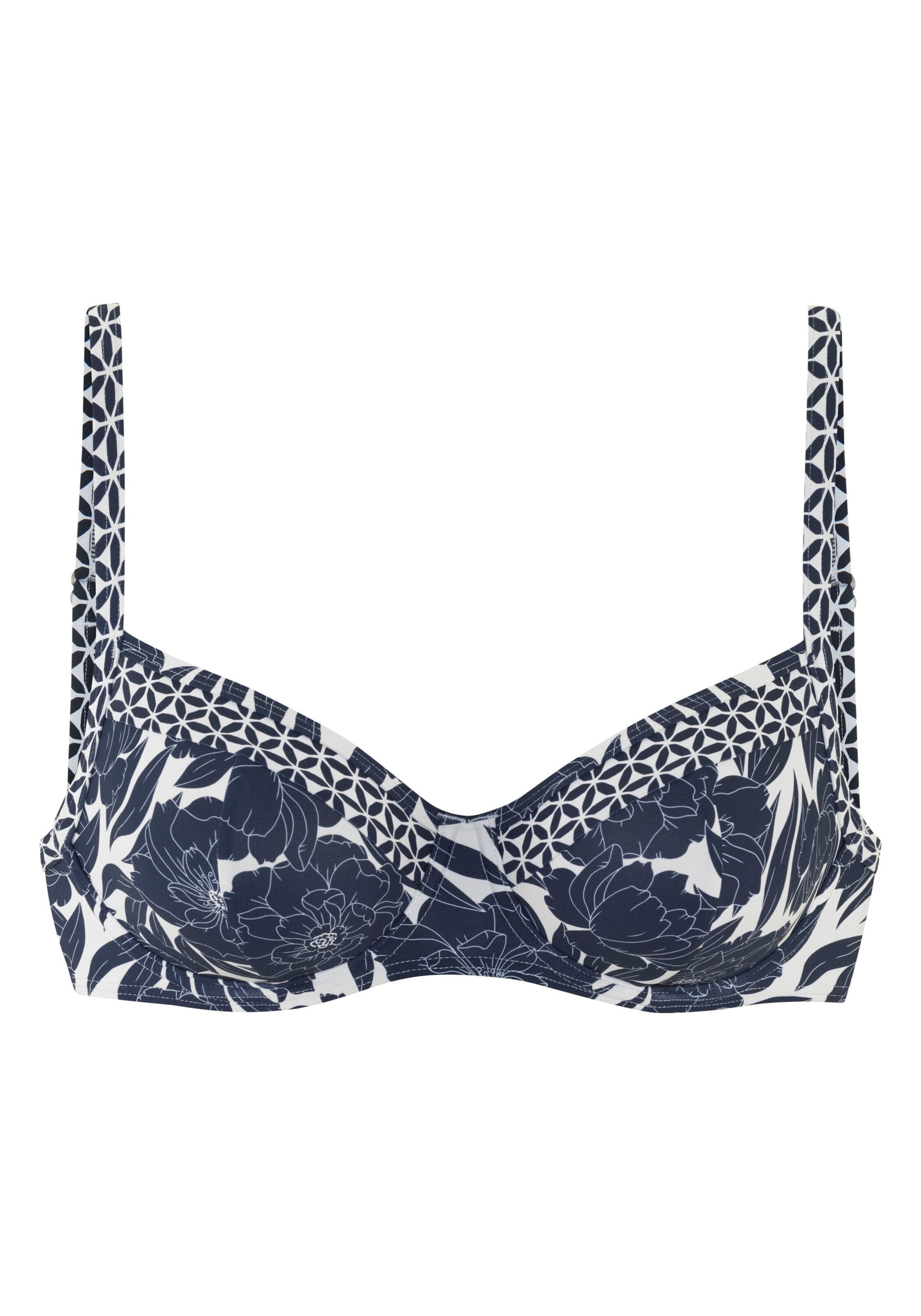 SUNSEEKER T-shirt сутиен Горнище на бански в синьо: отпред