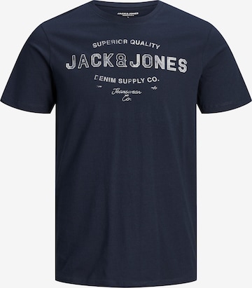 JACK & JONES Póló - kék: elől