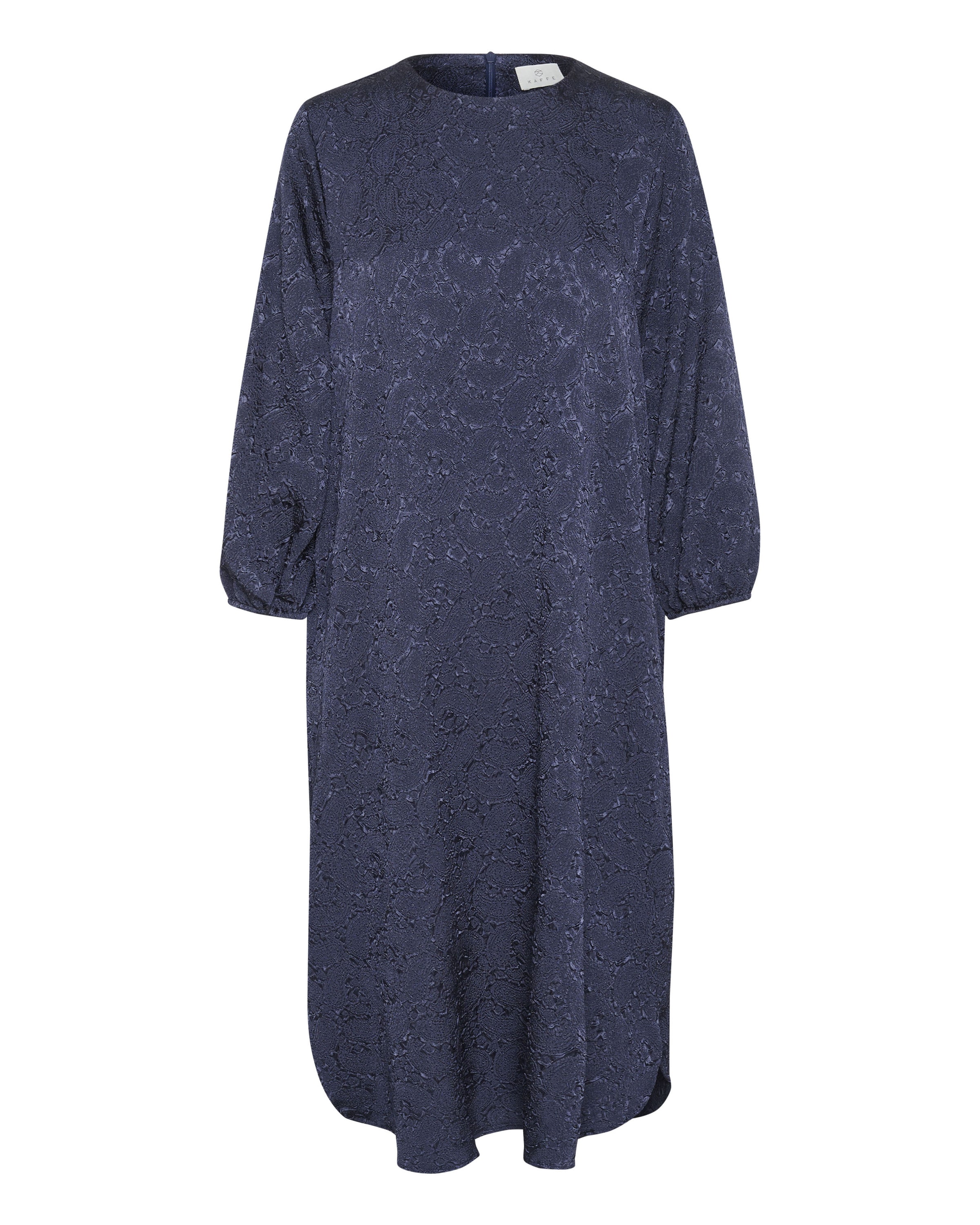 Kaffe Jurk 'Lauren' in Blauw: voorkant