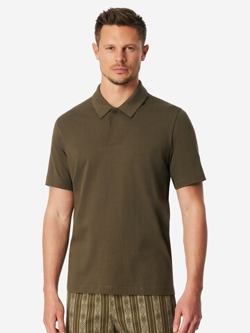 T-Shirt ' Mix Relax ' SCHIESSER en vert : devant