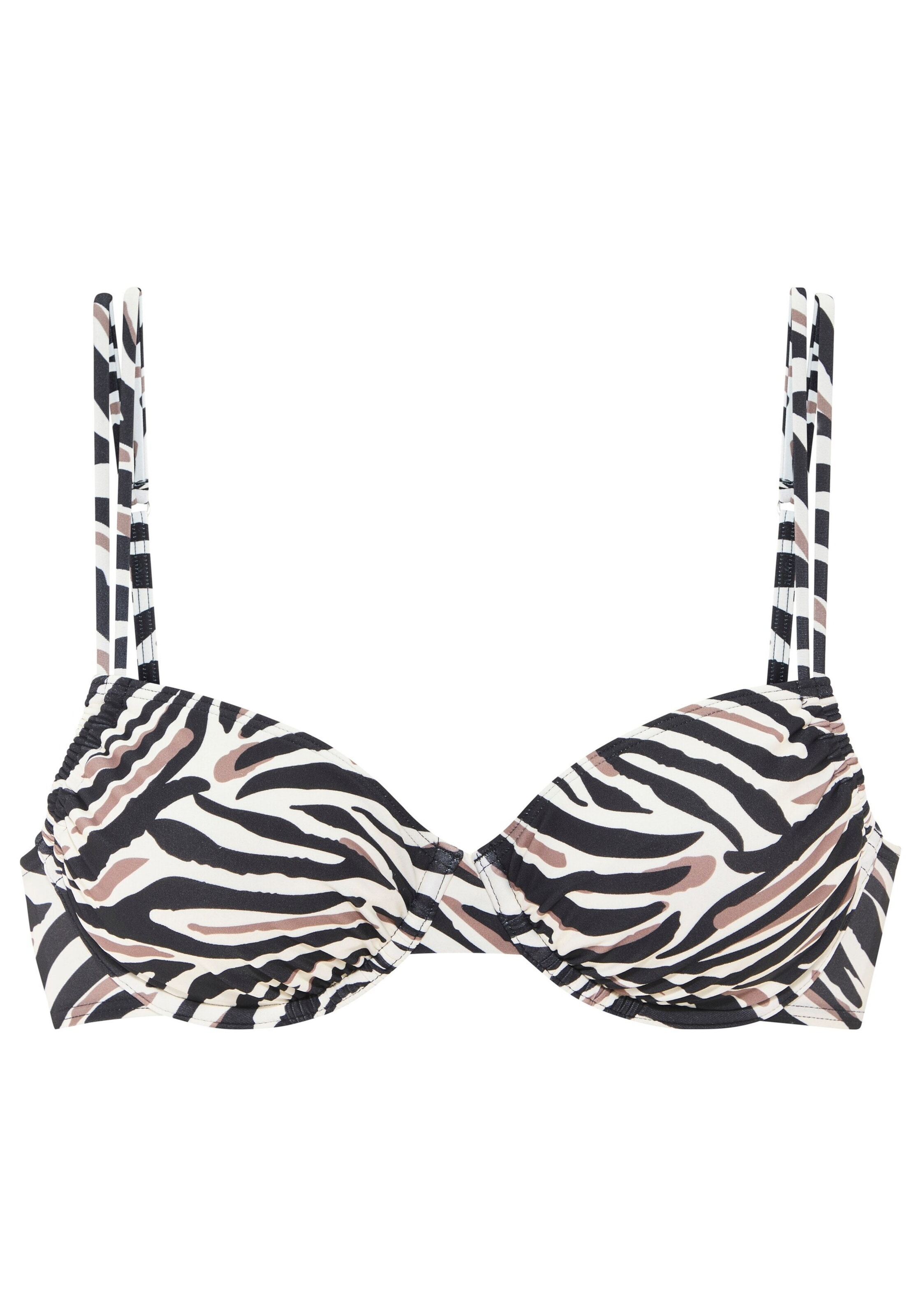 LASCANA Push-up Bikinitop in Schwarz: Vorderseite