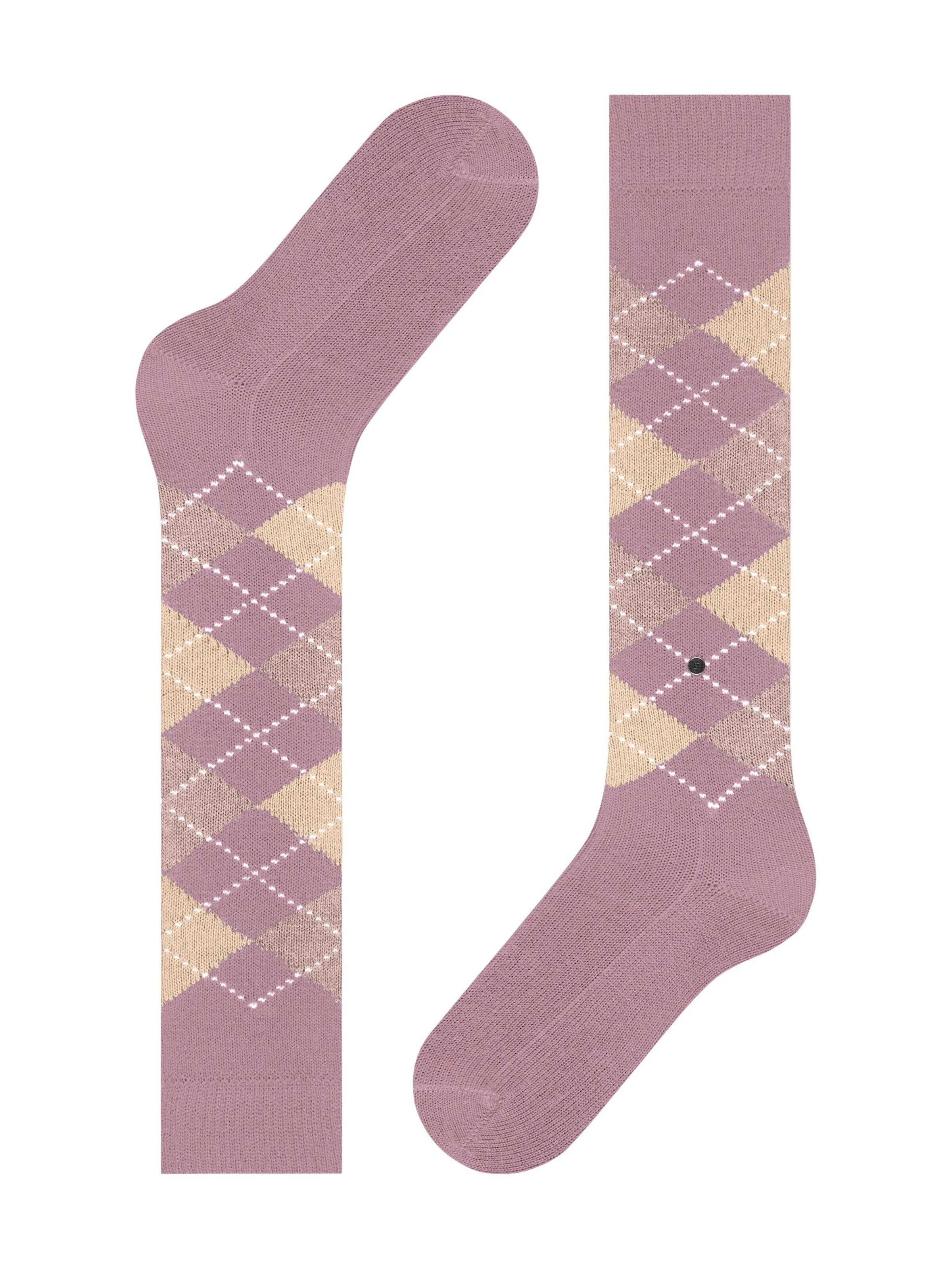 BURLINGTON Overknee Strümpfe 'Whitby'‌ in Lila