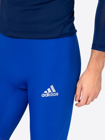 Skinny Sous-vêtements de sport ADIDAS SPORTSWEAR en bleu