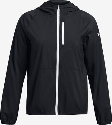 UNDER ARMOUR Athletic Jacket 'PHANTOM' in Black: front