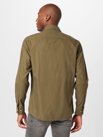 ETERNA - Ajuste regular Camisa en verde