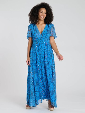 South Beach Kleid in Blau: Vorderseite