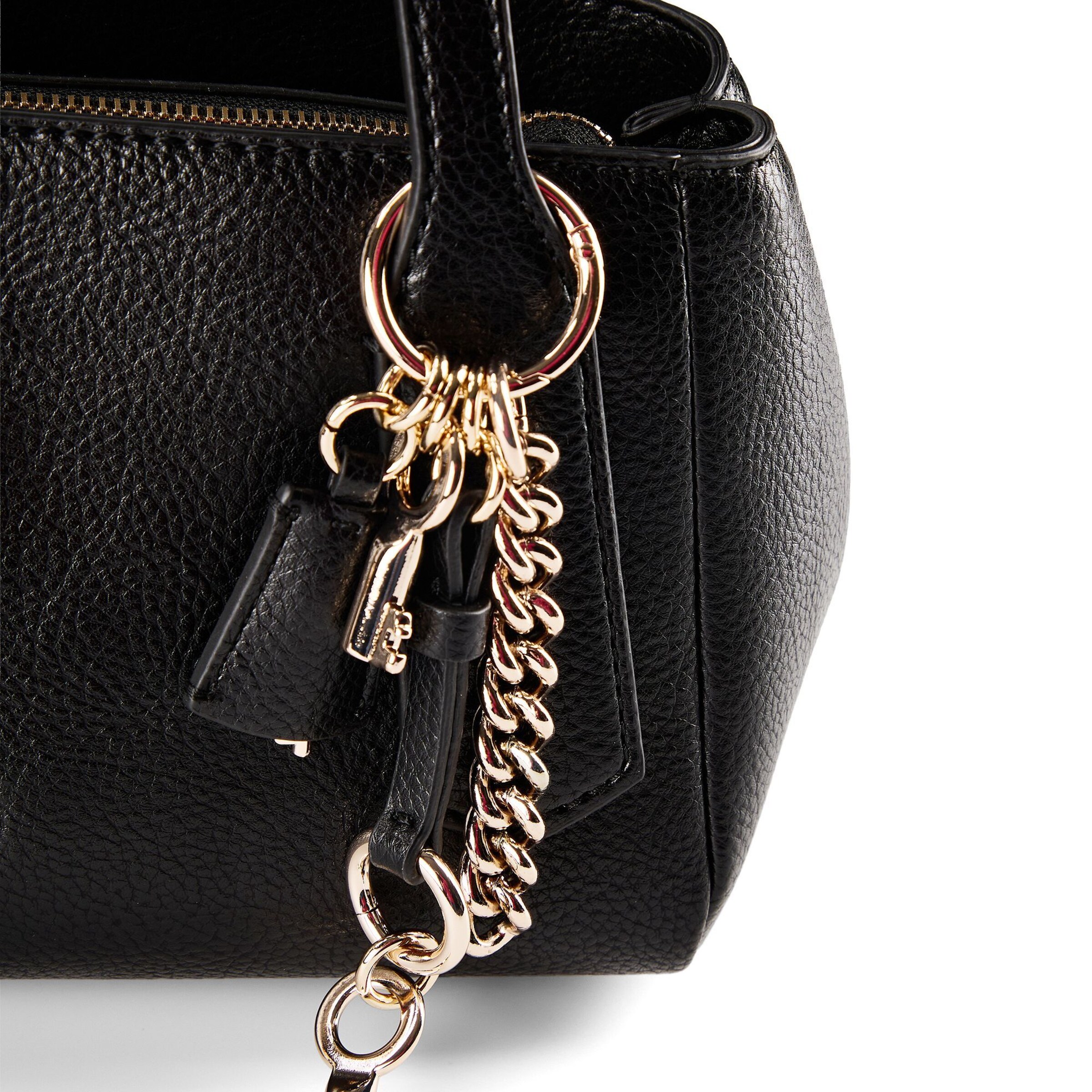 GUESS Schultertasche 'Brooke' in Schwarz