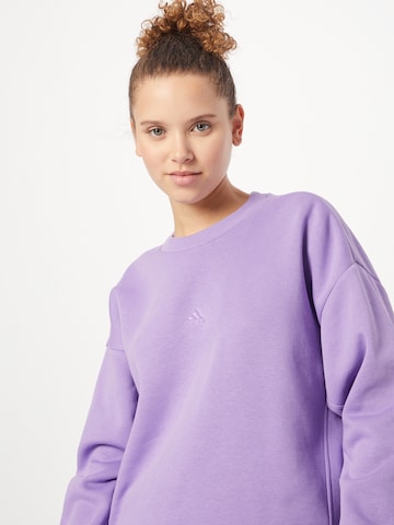 ADIDAS SPORTSWEAR Athletic Sweatshirt 'All Szn Fleece' in Purple