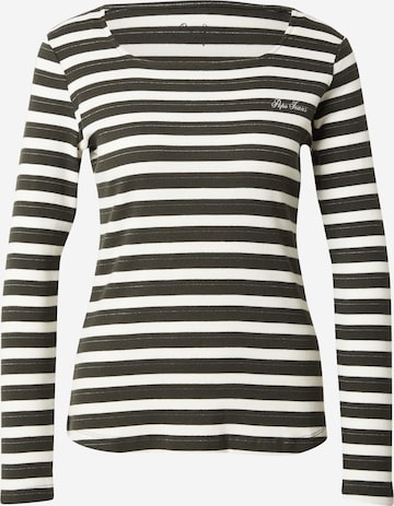 T-shirt Pepe Jeans en vert : devant