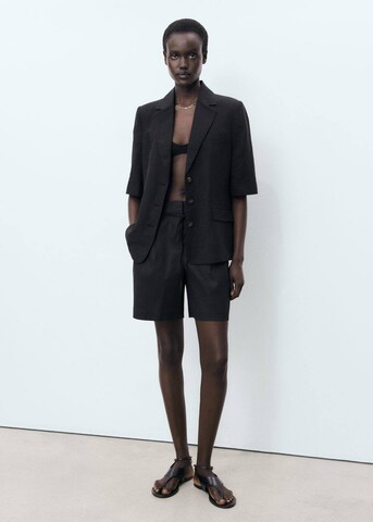 MANGO Regular Pants 'Paulo' in Black