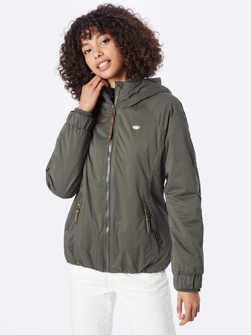 Ragwear Between-Season Jacket 'DIZZIE' in Green: front