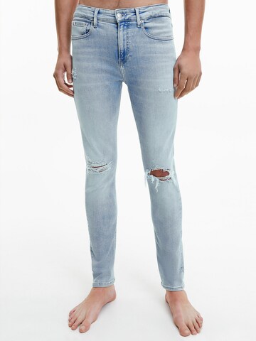 mėlyna Calvin Klein Jeans Siauras Džinsai: priekis