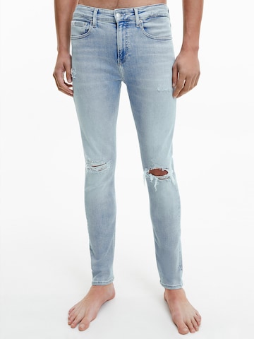 Calvin Klein Jeans - Skinny Vaquero en azul: frente