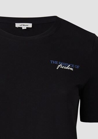 s.Oliver Shirt in Zwart