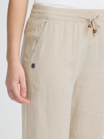 Loosefit Pantaloni ' OXAlfas Linen Mix ' di Oxmo in beige